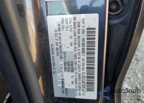 2015 Mazda 5 Touring z USA, uszkodzony, nr VIN JM1CW2CL6F0189114